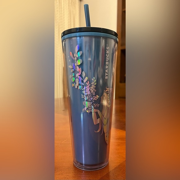 Starbucks 2021 Christmas holiday siren mermaid colour change Tumbler 24oz - Picture 1 of 5